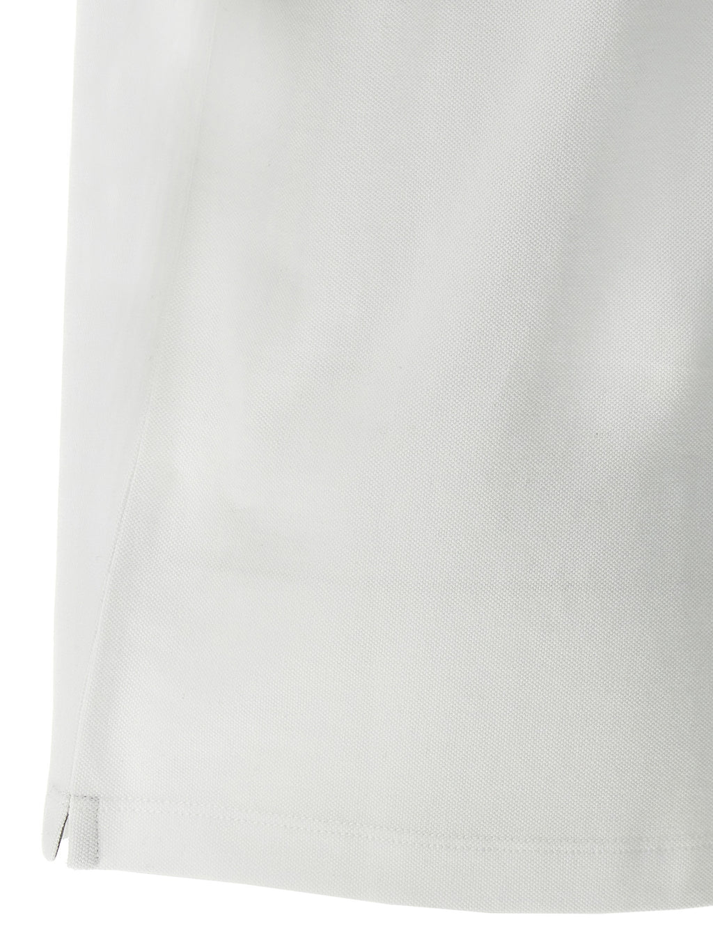 Brunello Cucinelli White Cotton Polo Shirt