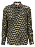 Valentino Garavani Bicolor Silk Blouse