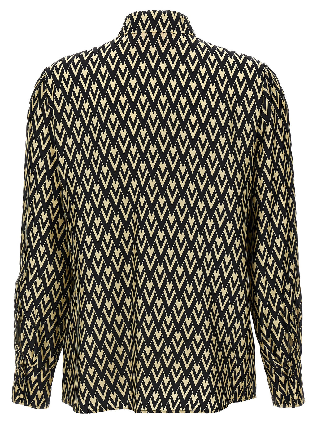 Valentino Garavani Bicolor Silk Blouse