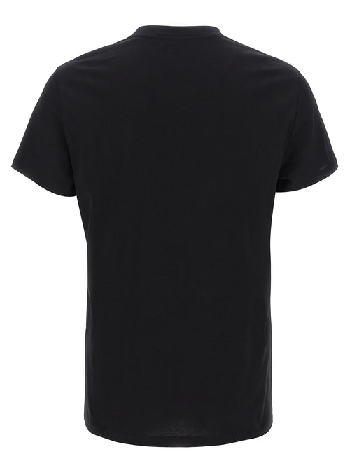 Balmain Schwarzes T-Shirt aus Bio-Baumwolle