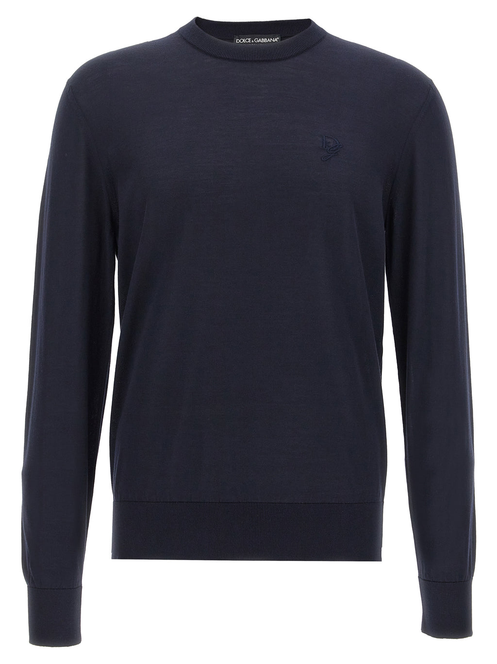 Dolce & Gabbana Blue Silk Cardigan