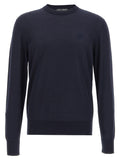 Dolce & Gabbana Blue Silk Cardigan