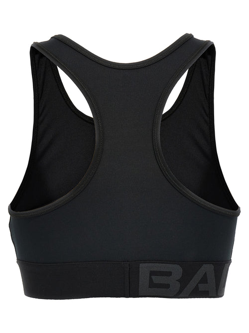 Balenciaga Sport-BH aus schwarzem Polyester