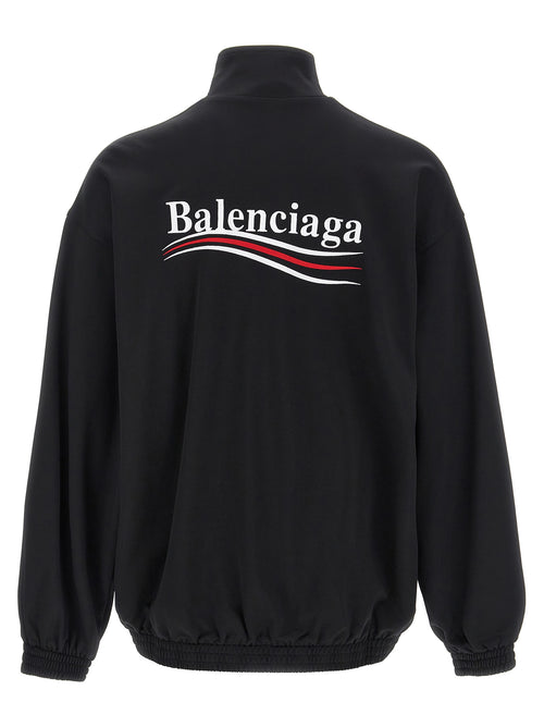 Balenciaga Sweatshirt aus schwarzem Polyamid