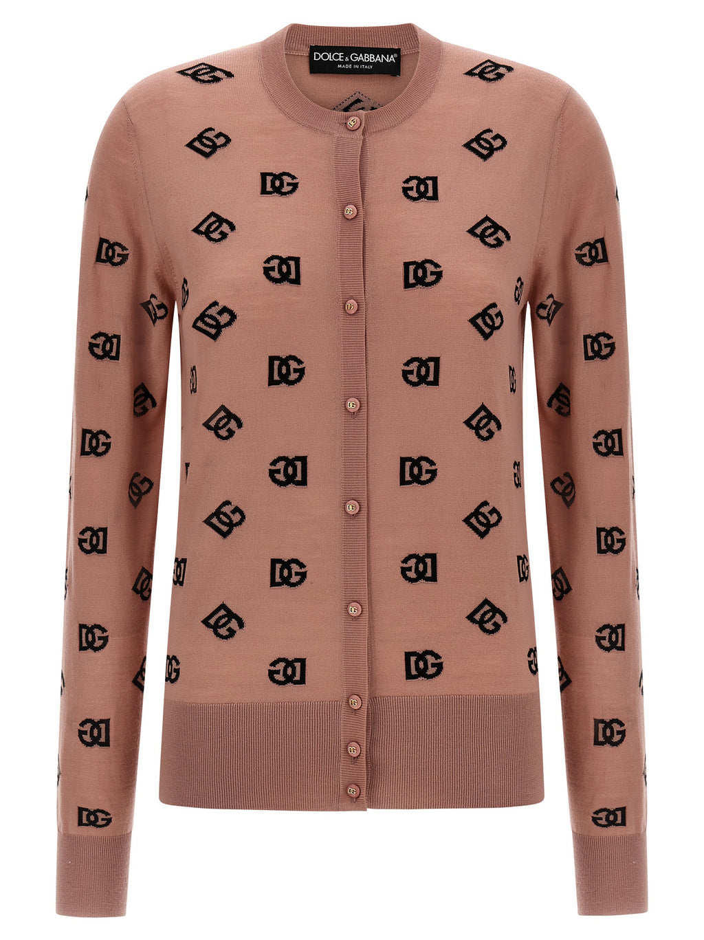 Dolce & Gabbana Multicolor Virgin Wool Cardigan