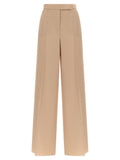 Max Mara Beige Virgin Wool Casual Pants