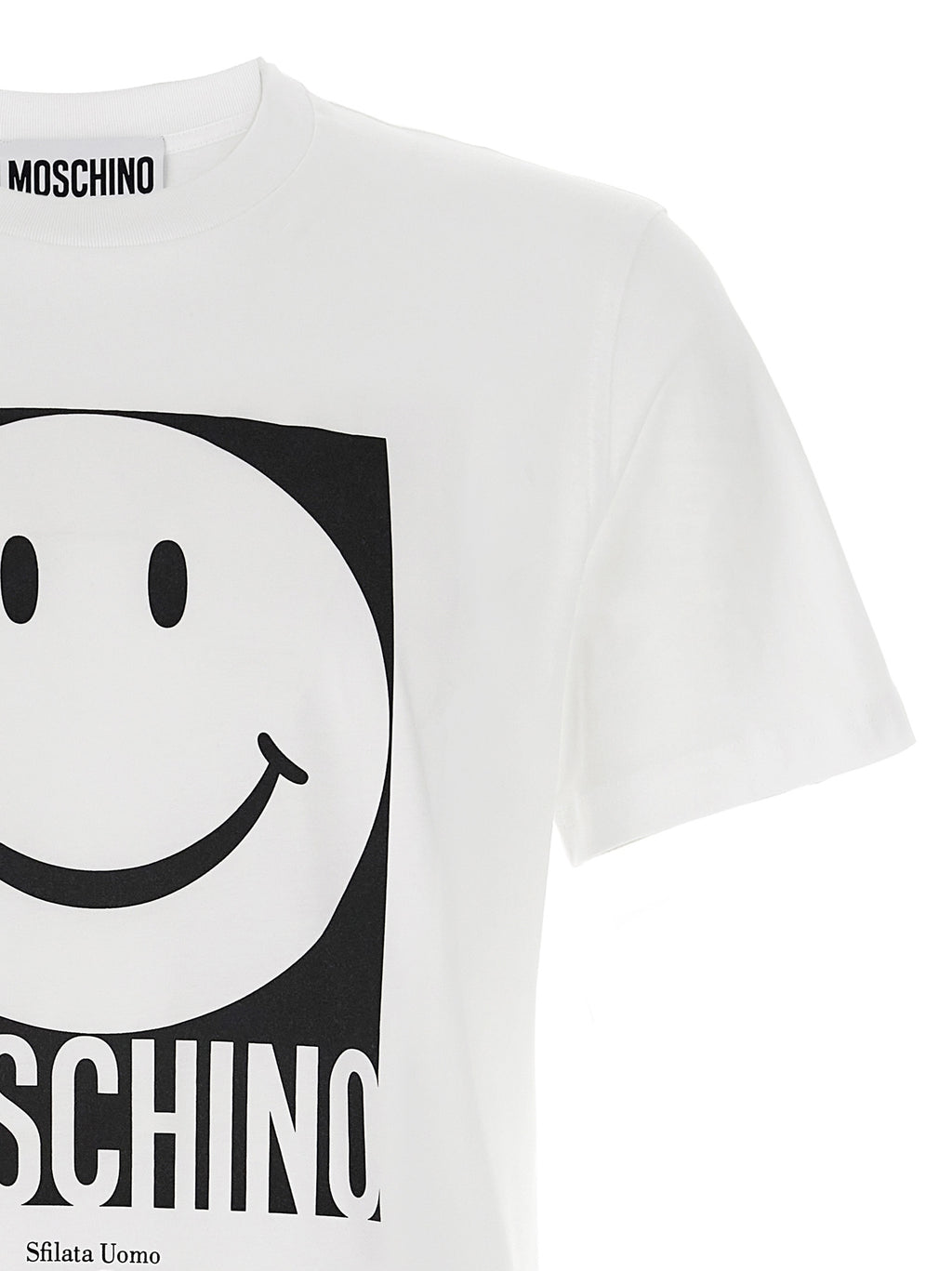 Moschino White Cotton T-Shirt