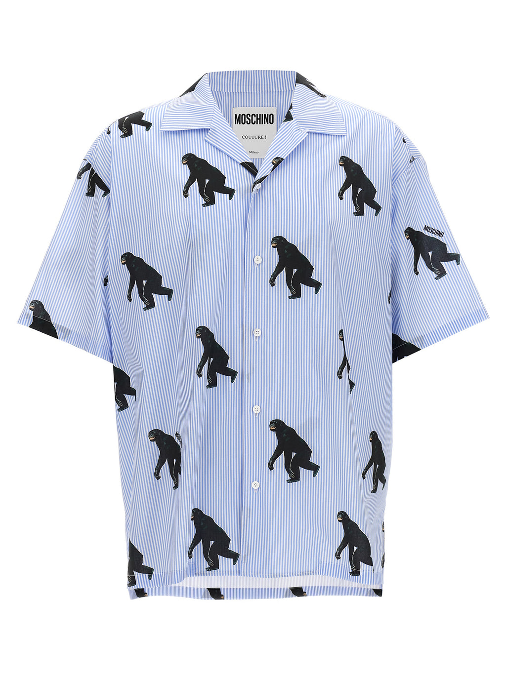 Moschino Blue Cotton Blouse