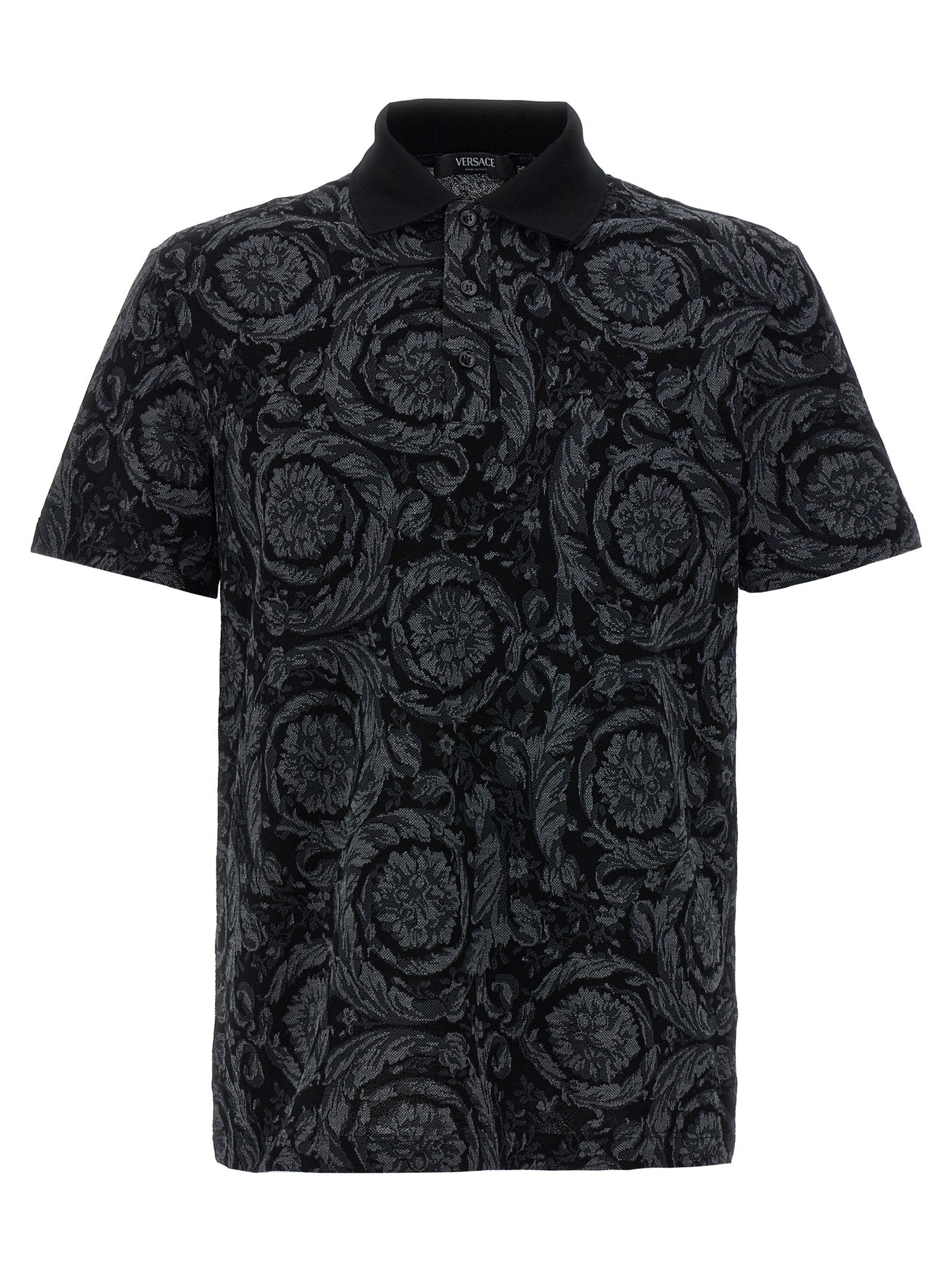 Versace Multicolor Cotton Polo Shirt