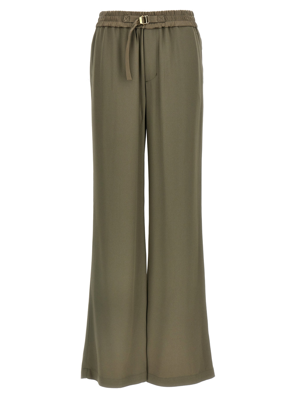 Ami Paris Beige Acetate Casual Pants