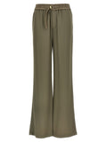 Ami Paris Beige Acetate Casual Pants