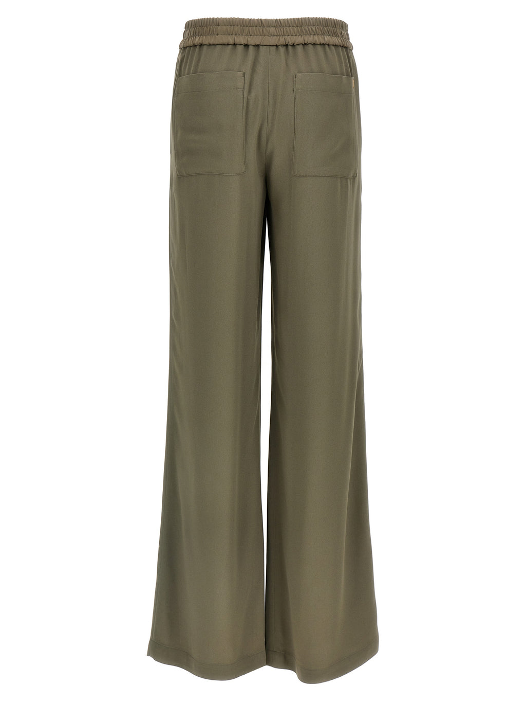 Ami Paris Beige Acetate Casual Pants