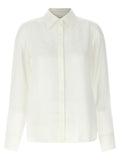 Ferragamo White Silk Blouse