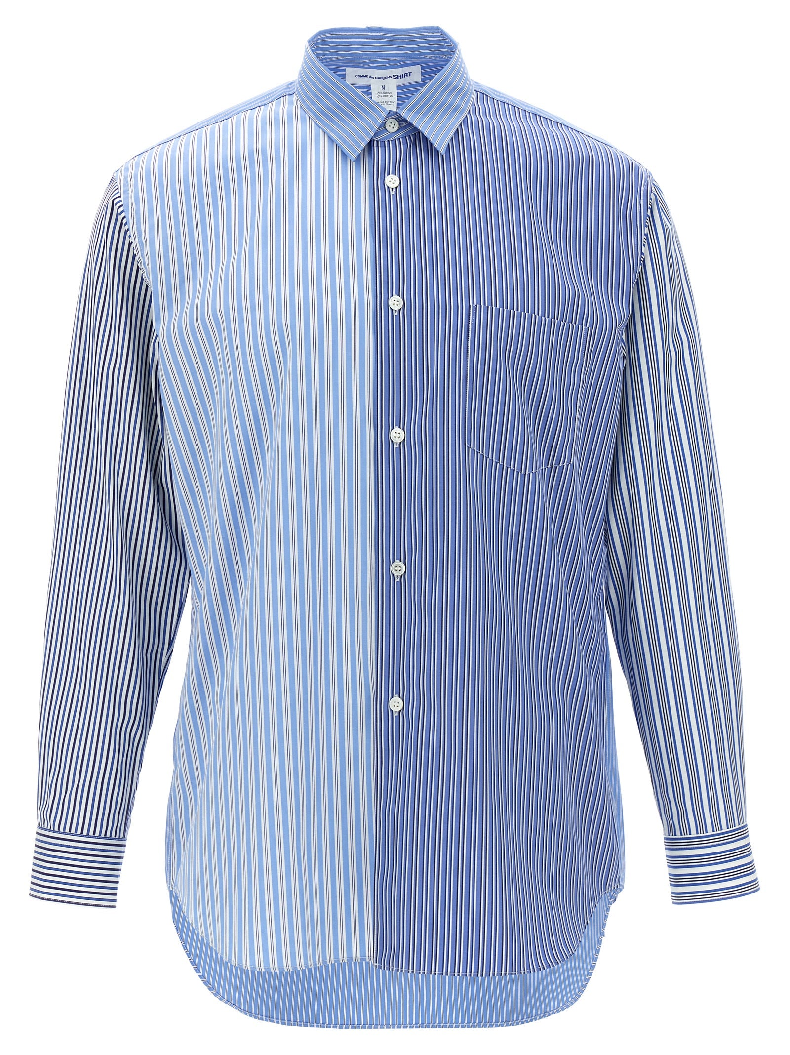 Comme Des Garçons Multicolor Cotton Blouse