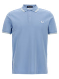 Comme Des Garçons Blue Cotton Polo Shirt