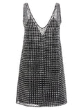 Max Mara Black Silk Short Dress