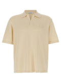 Maison Kitsuné Beige Cotton Polo Shirt
