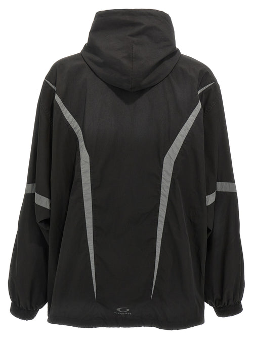 Balenciaga Schwarze Shell-Jacke aus Polyester