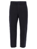 Thom Browne Blue Cotton Casual Pants