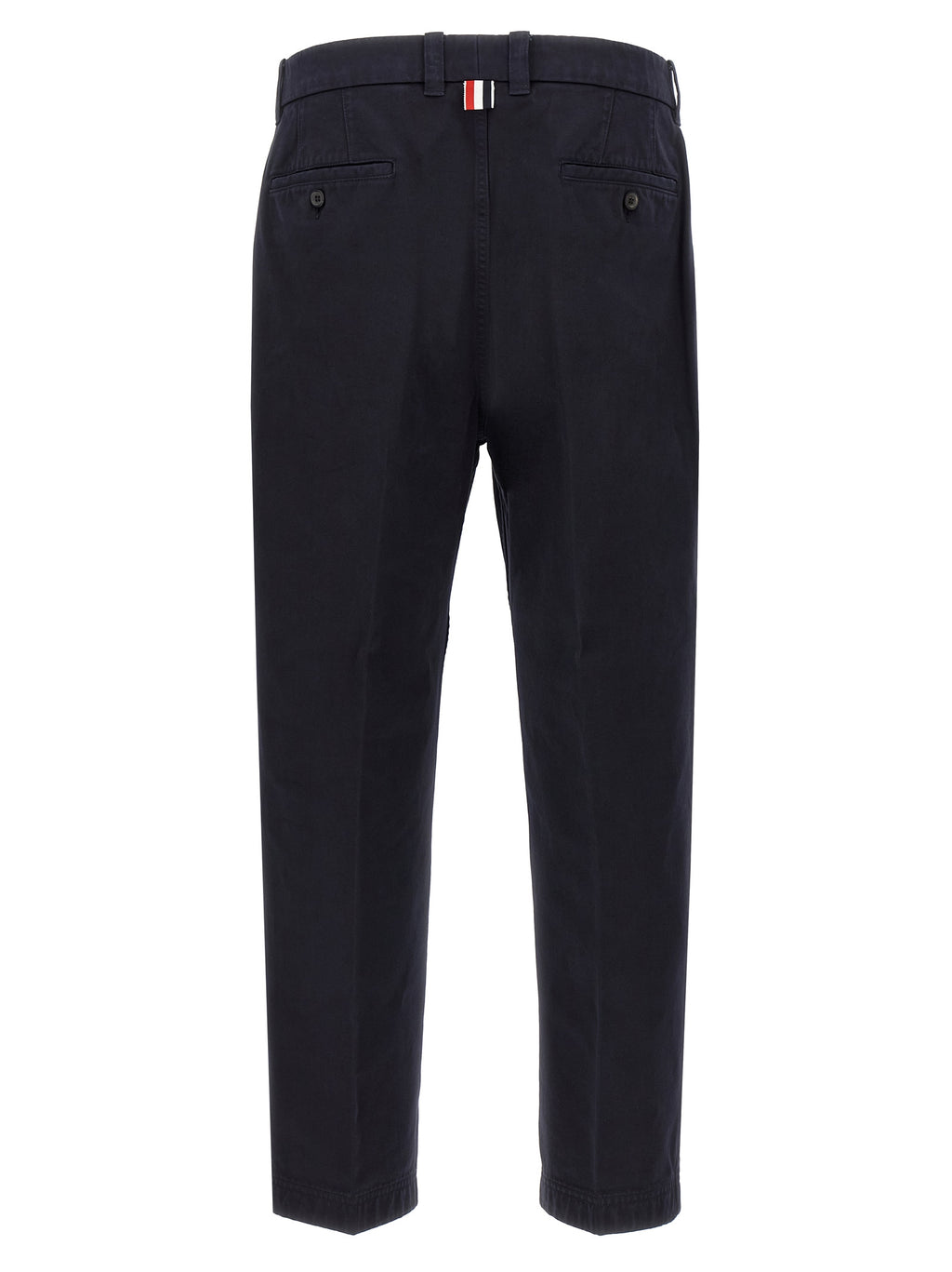Thom Browne Blue Cotton Casual Pants