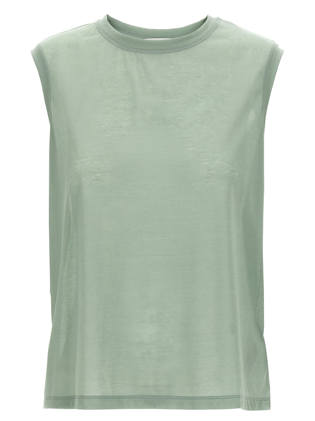 Victoria Beckham Bicolor Cotton Sleeveles T-Shirt