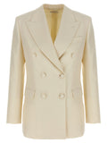 Brioni White Wool Blazer