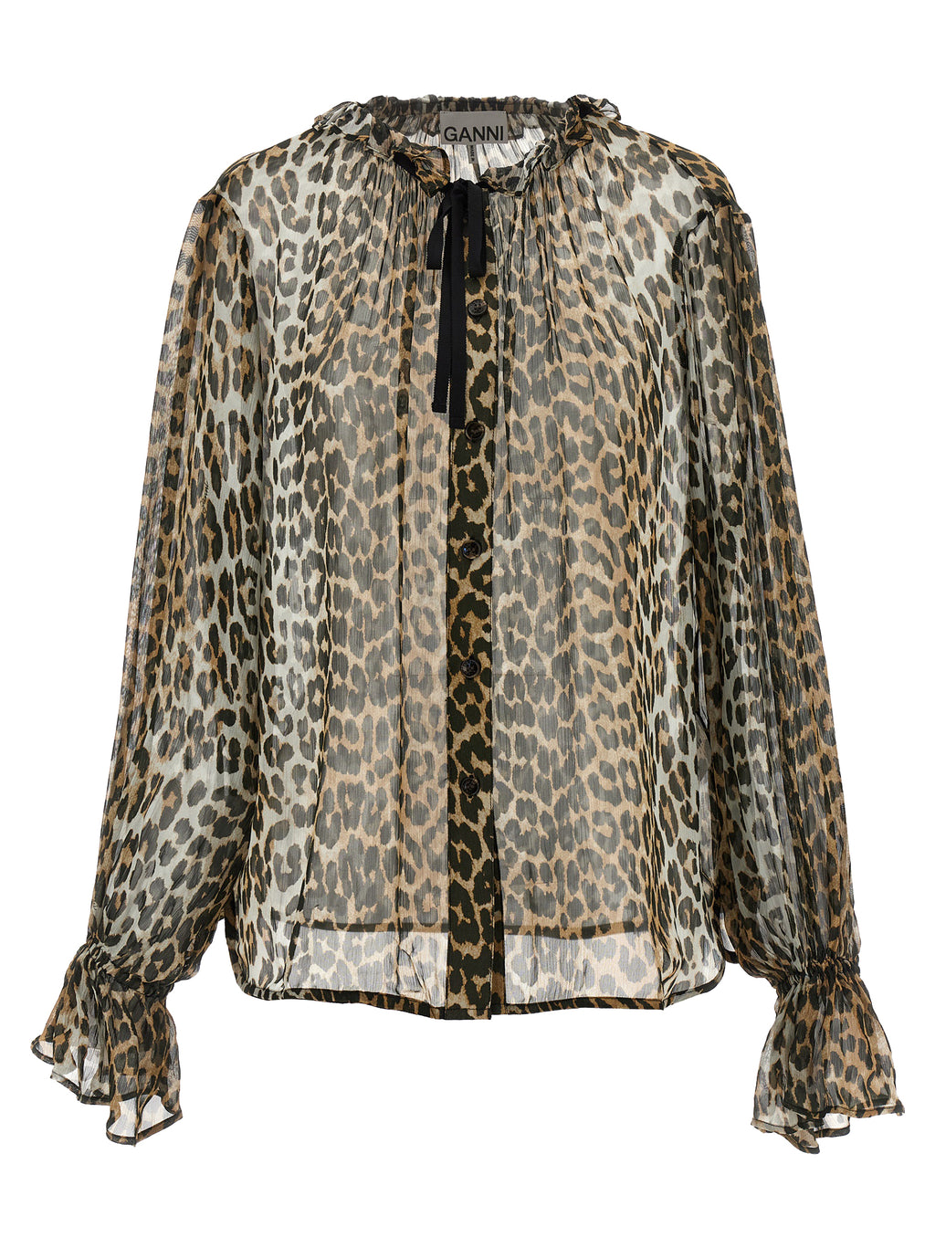 Ganni Multicolor Viscose Blouse