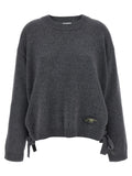 Ganni Gray Wool Cardigan