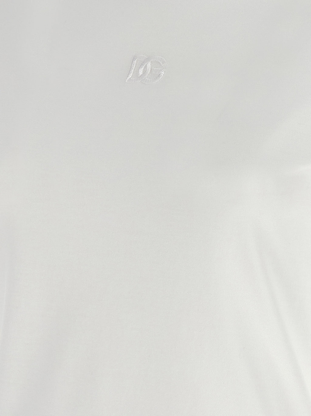 Dolce & Gabbana White Cotton T-Shirt