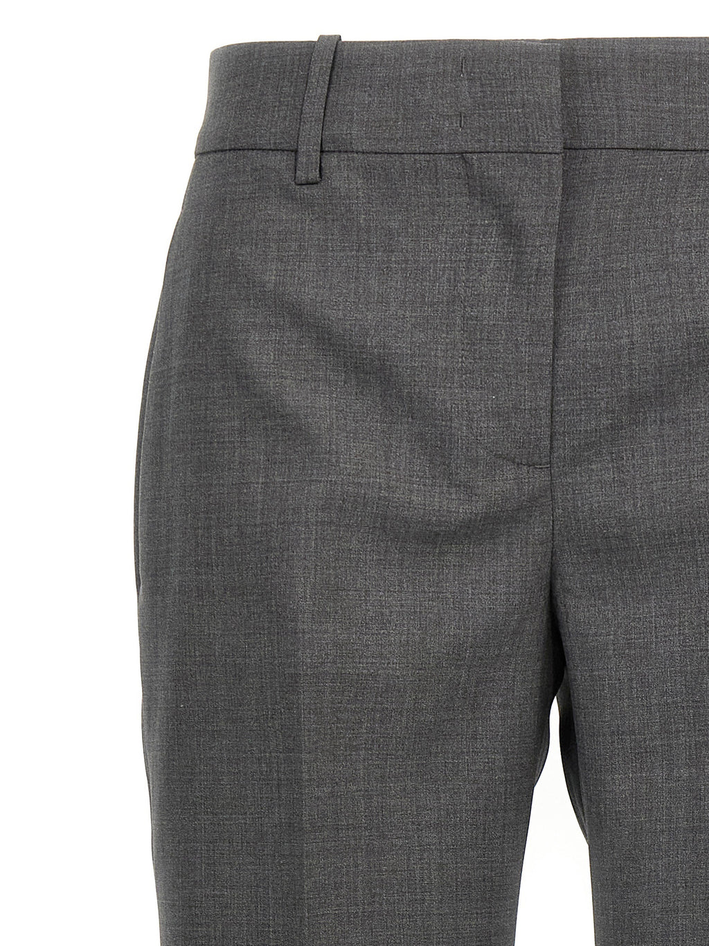 Ermanno Scervino Gray Virgin Wool Dress Pants