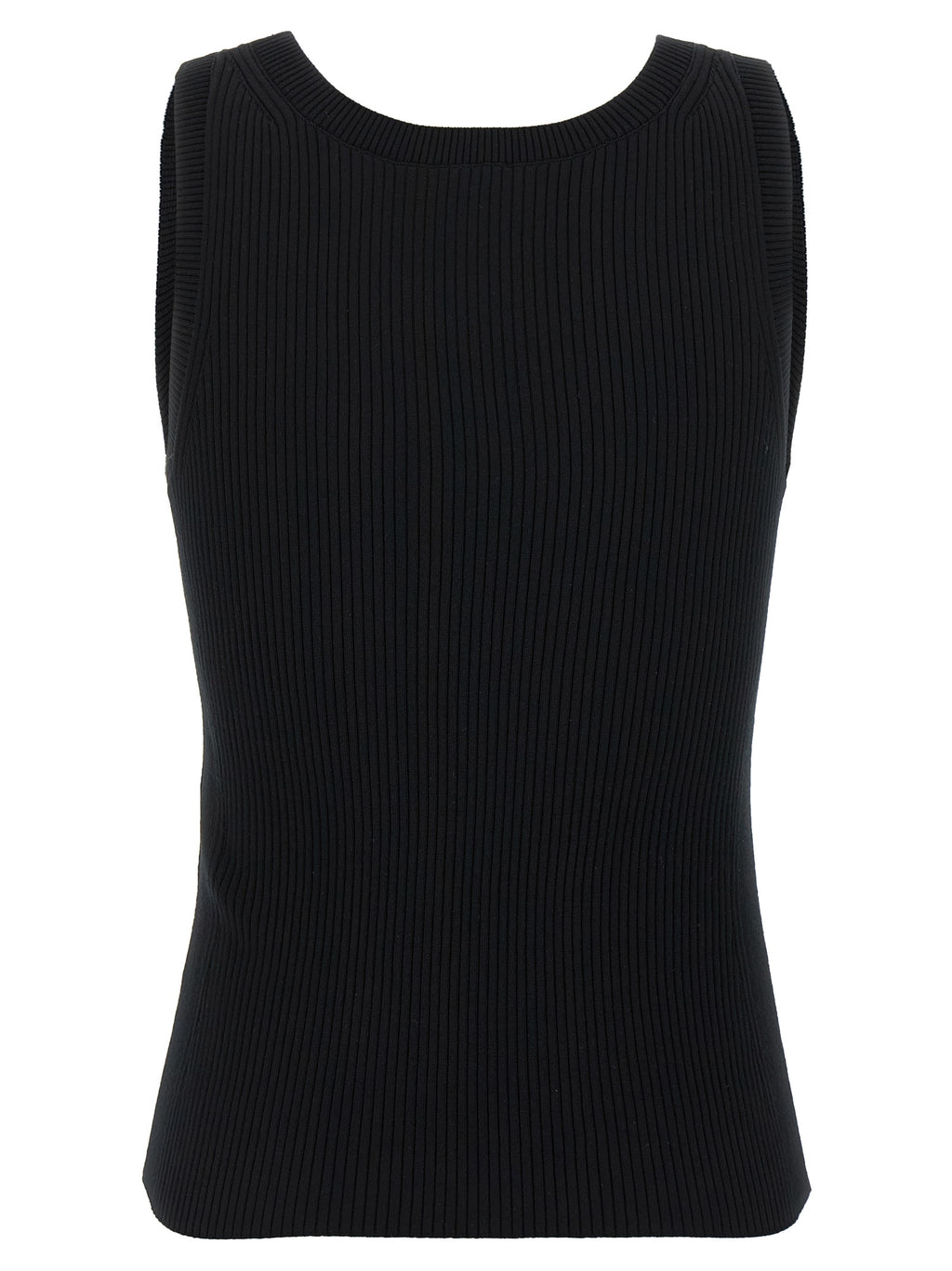 Kenzo Black Viscose Sleeveles T-Shirt