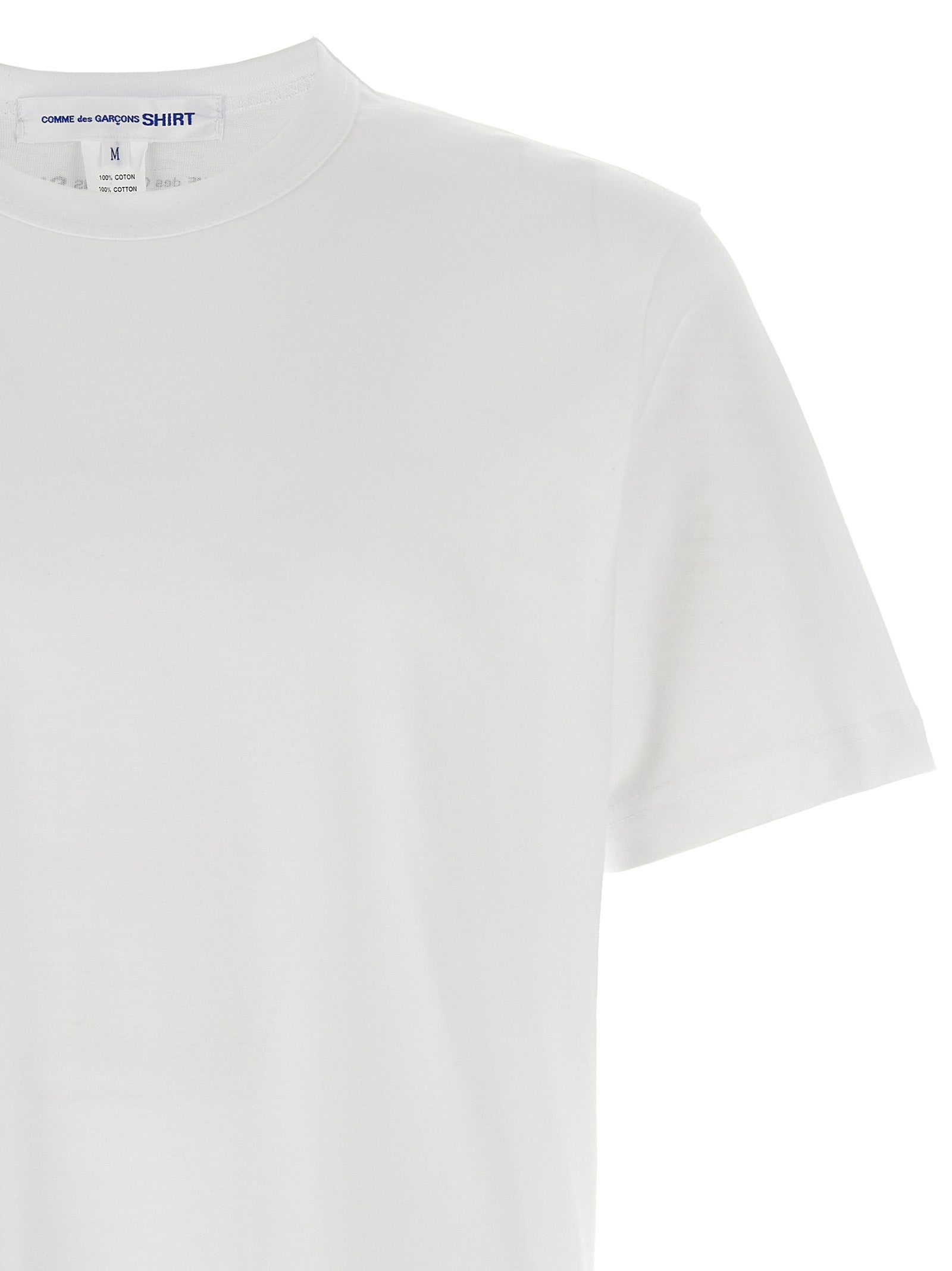 Comme Des Garçons White Cotton T-Shirt