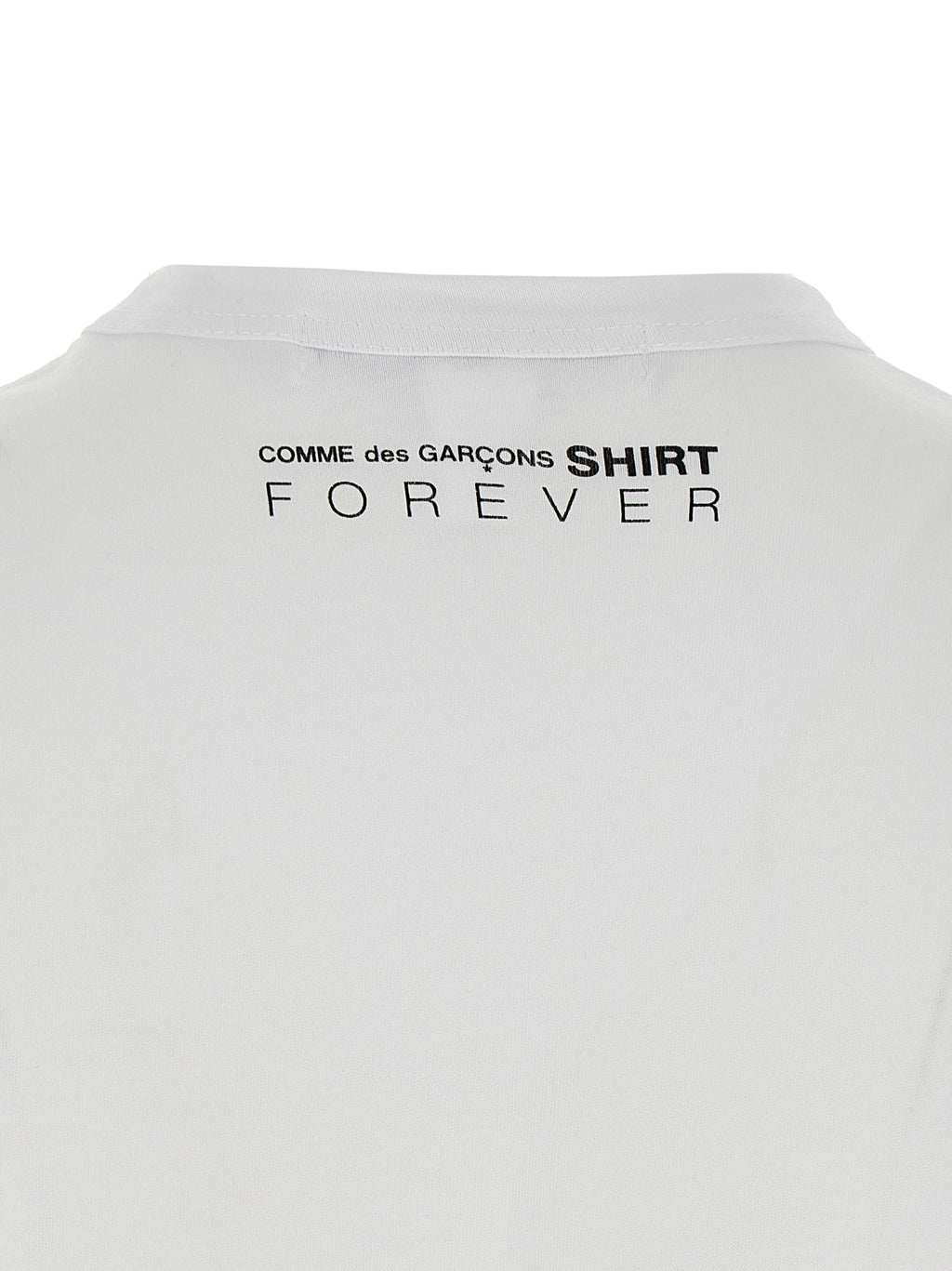 Comme Des Garçons White Cotton T-Shirt