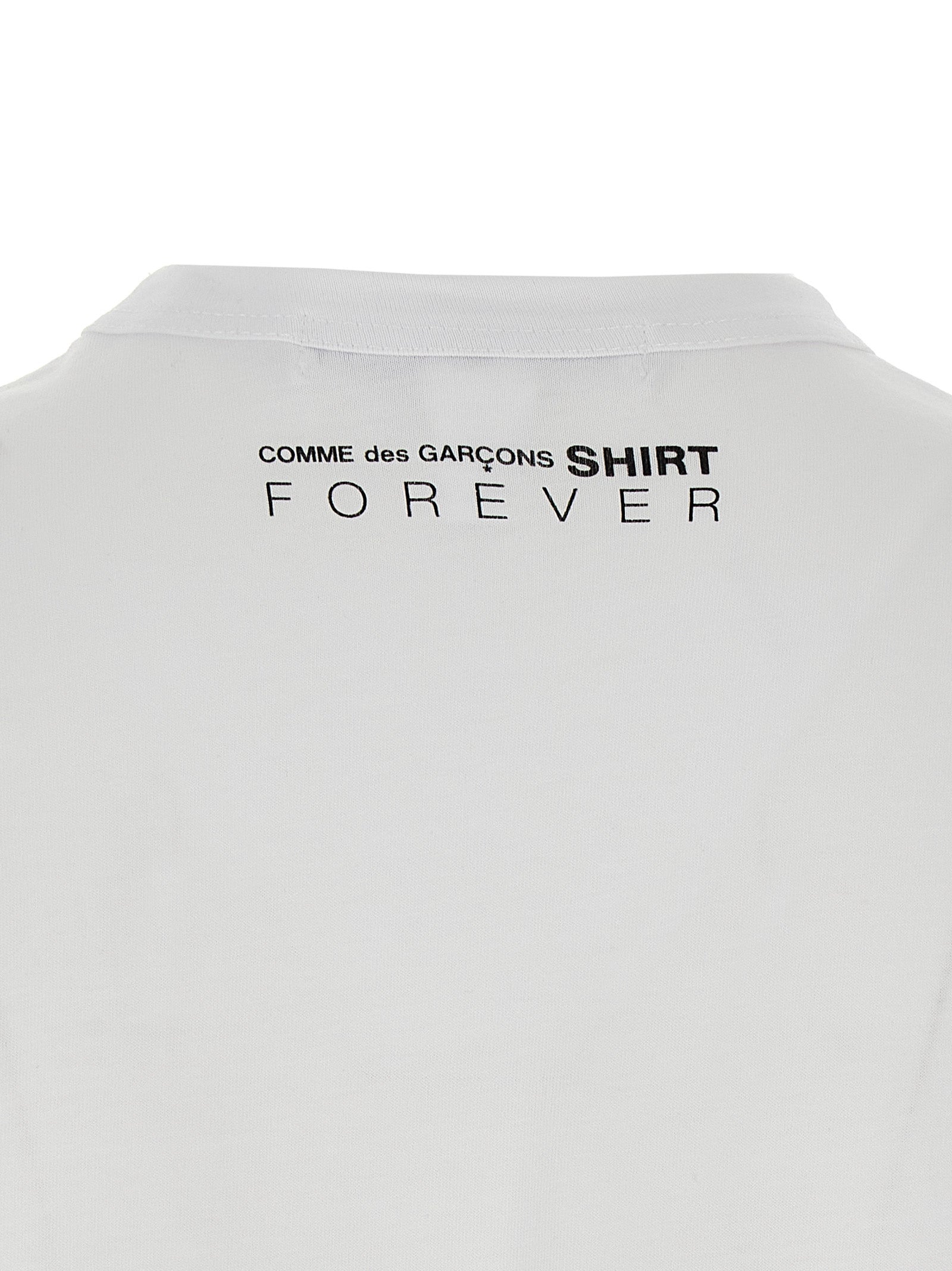 Comme Des Garçons White Cotton T-Shirt