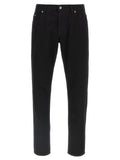 Dolce & Gabbana Black Cotton Straight-Leg Jeans