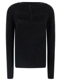 Rick Owens Black Wool Cardigan