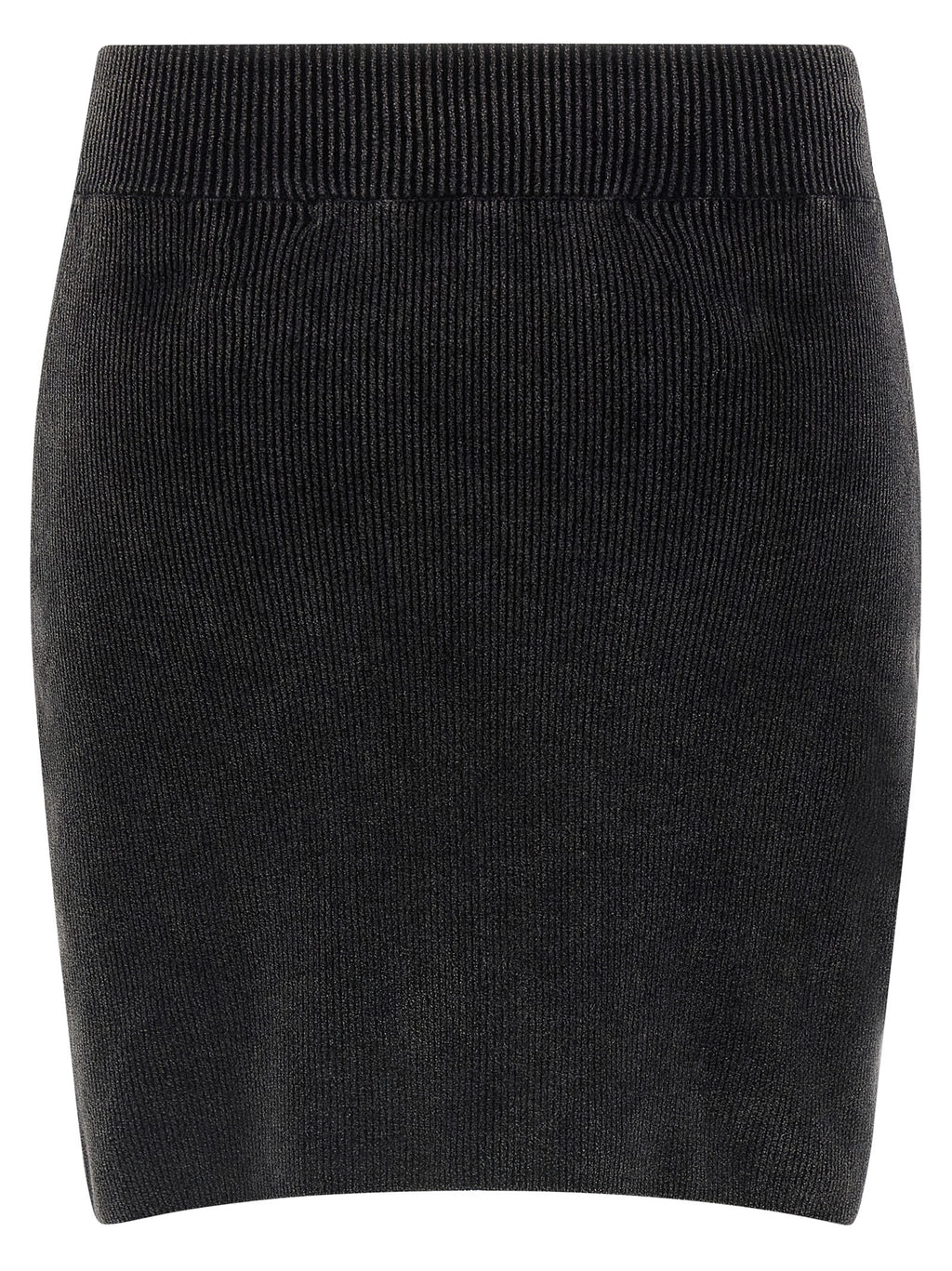 Alexander Wang Black Cotton Long Skirt