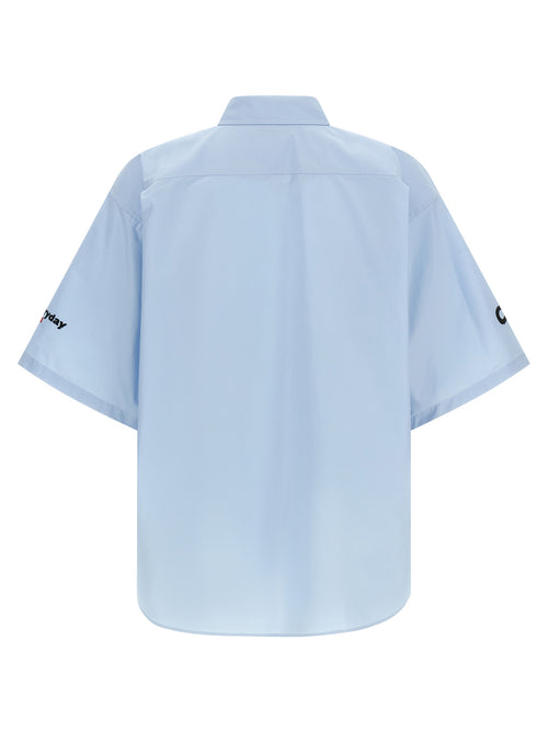 Balenciaga Blaue Baumwollbluse
