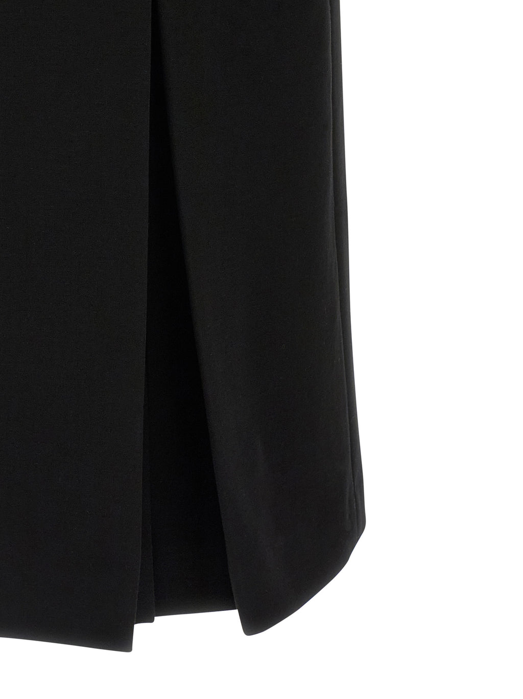 Ermanno Scervino Black Viscose Midi Dress