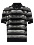 Dolce & Gabbana Bicolor Silk Polo Shirt