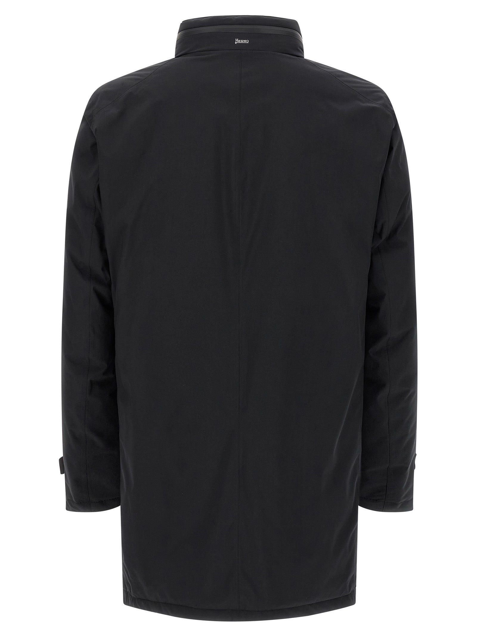 Herno Black Polyester Parka