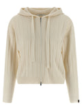 Max Mara White Cashmere Cardigan