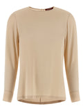 Max Mara Beige Silk Blouse