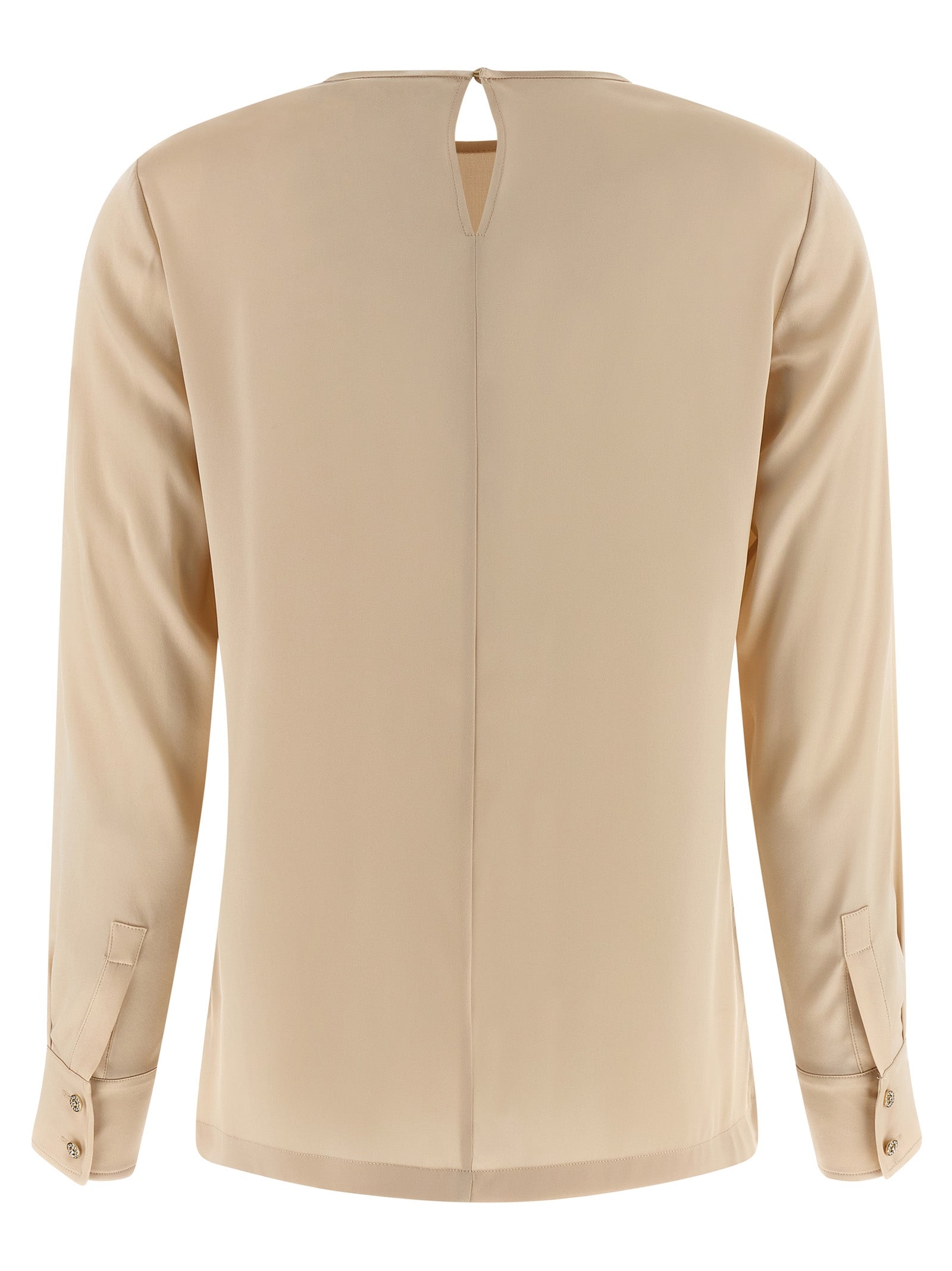 Max Mara Beige Silk Blouse