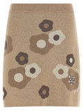 Kenzo Beige Wool Long Skirt