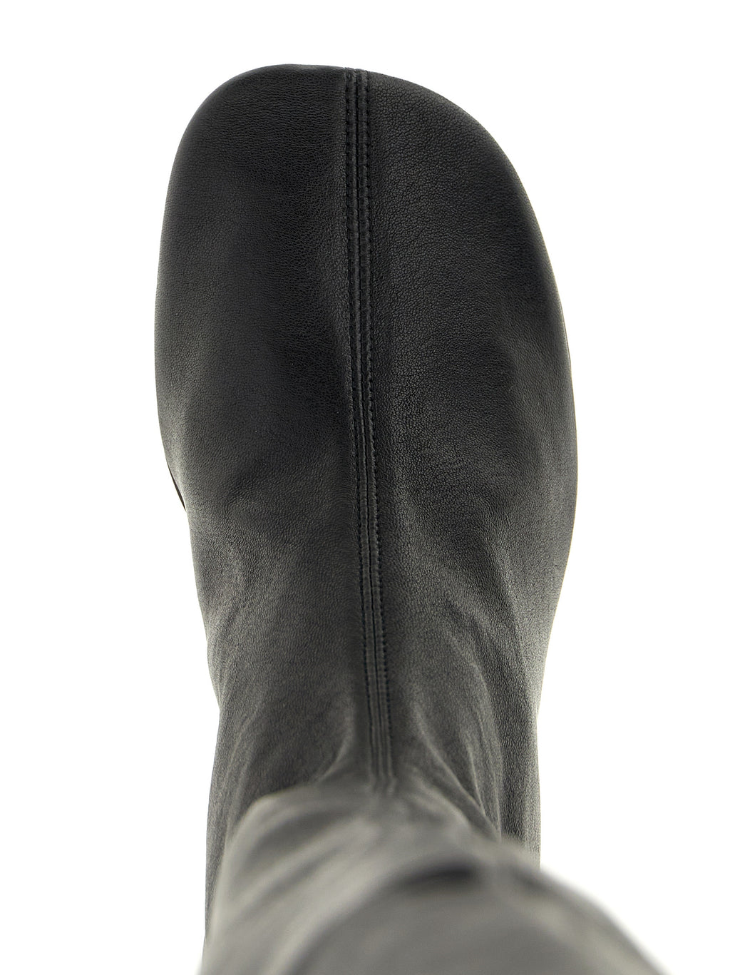 Jil Sander Black Leather Over The Knee