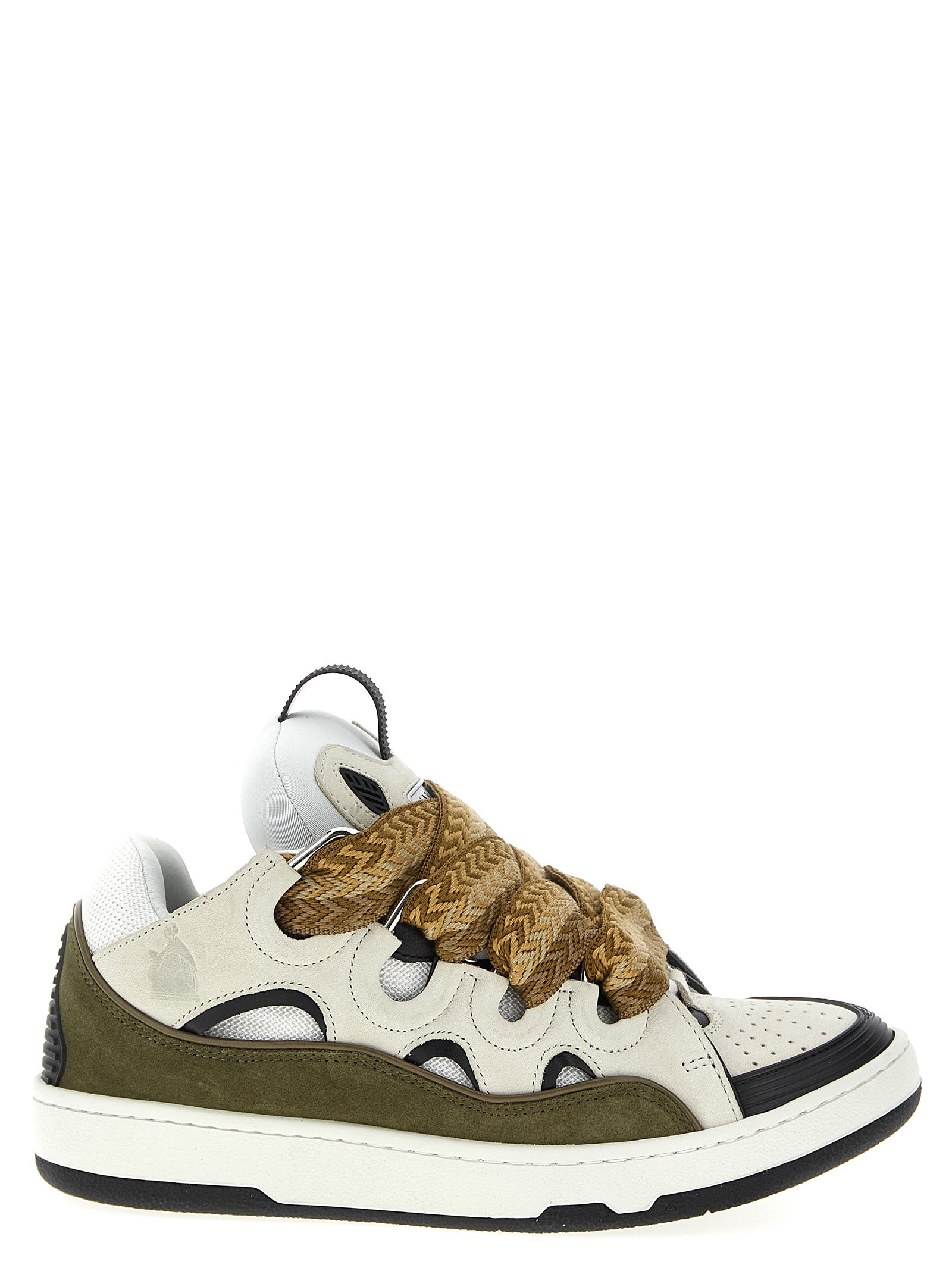 Lanvin Multicolor Calf Leather Bos Taurus Chunky Sneakers