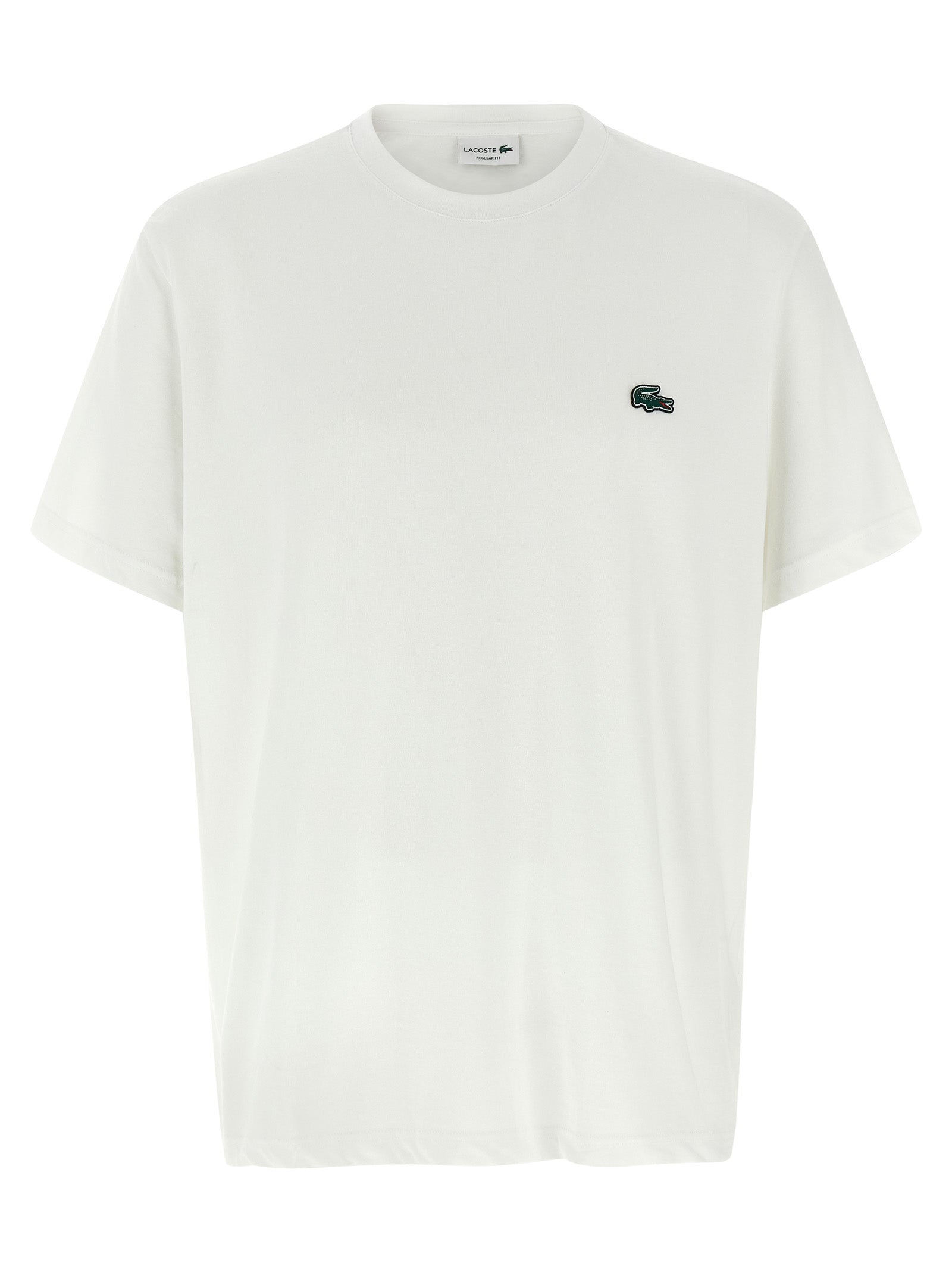 Lacoste White Cotton T-Shirt