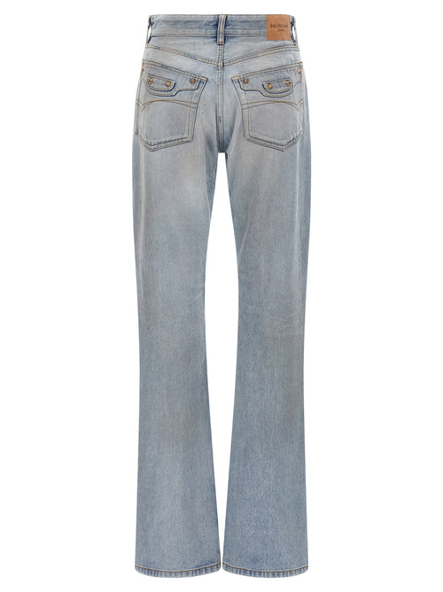 Balenciaga Blaue Jeans aus Baumwolle mit geradem Bein