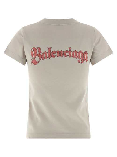 Balenciaga Grau Baumwoll-T-Shirt